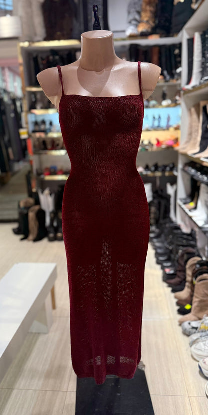 Vestito Mesh lungo