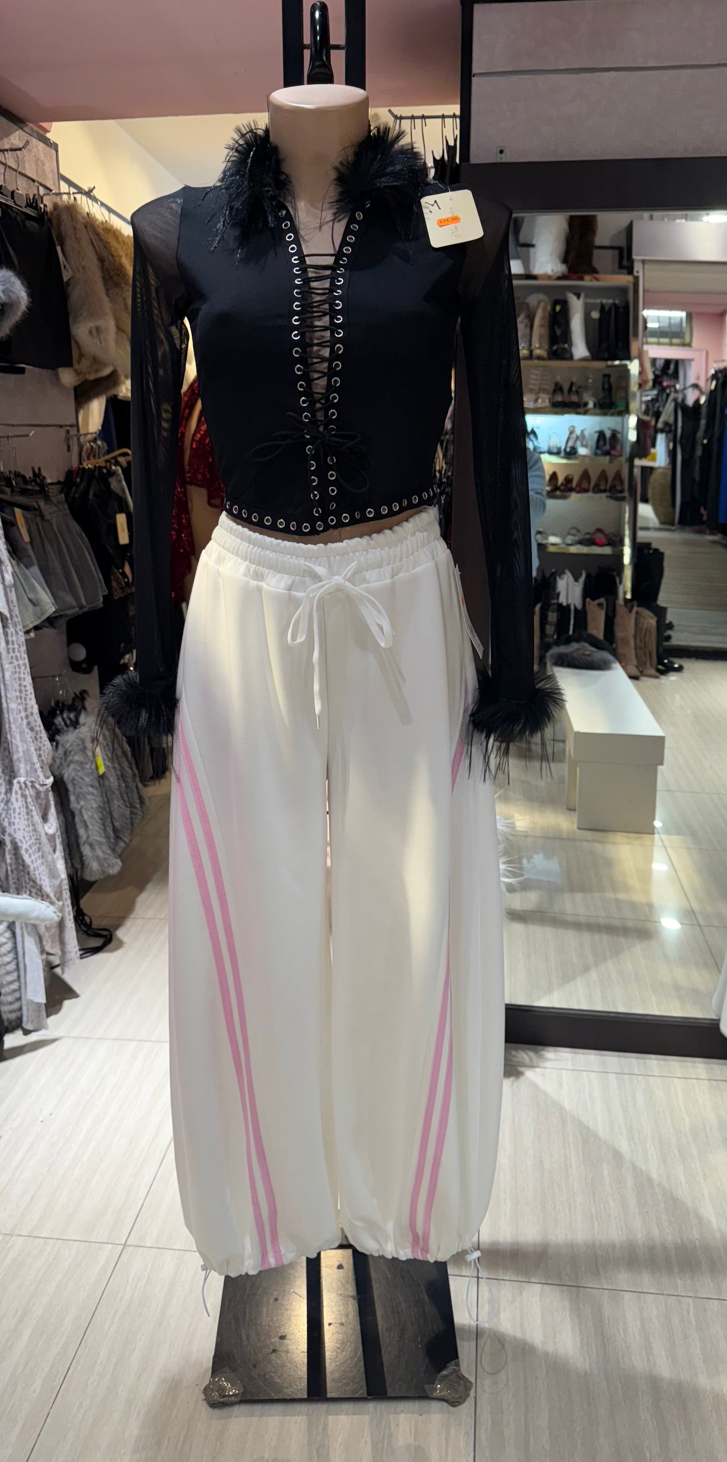 Pantaloni Satiné