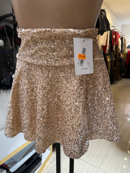 Gonna Brillantinati strass