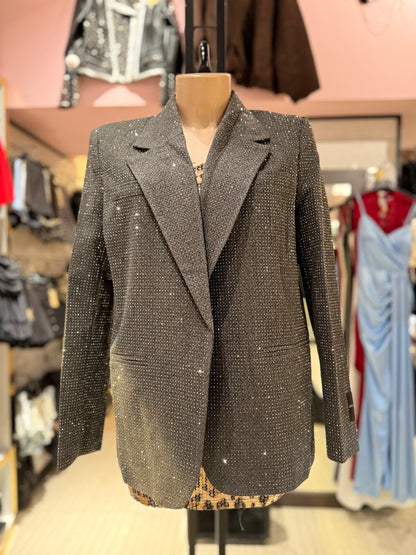 Blazer brillantinato