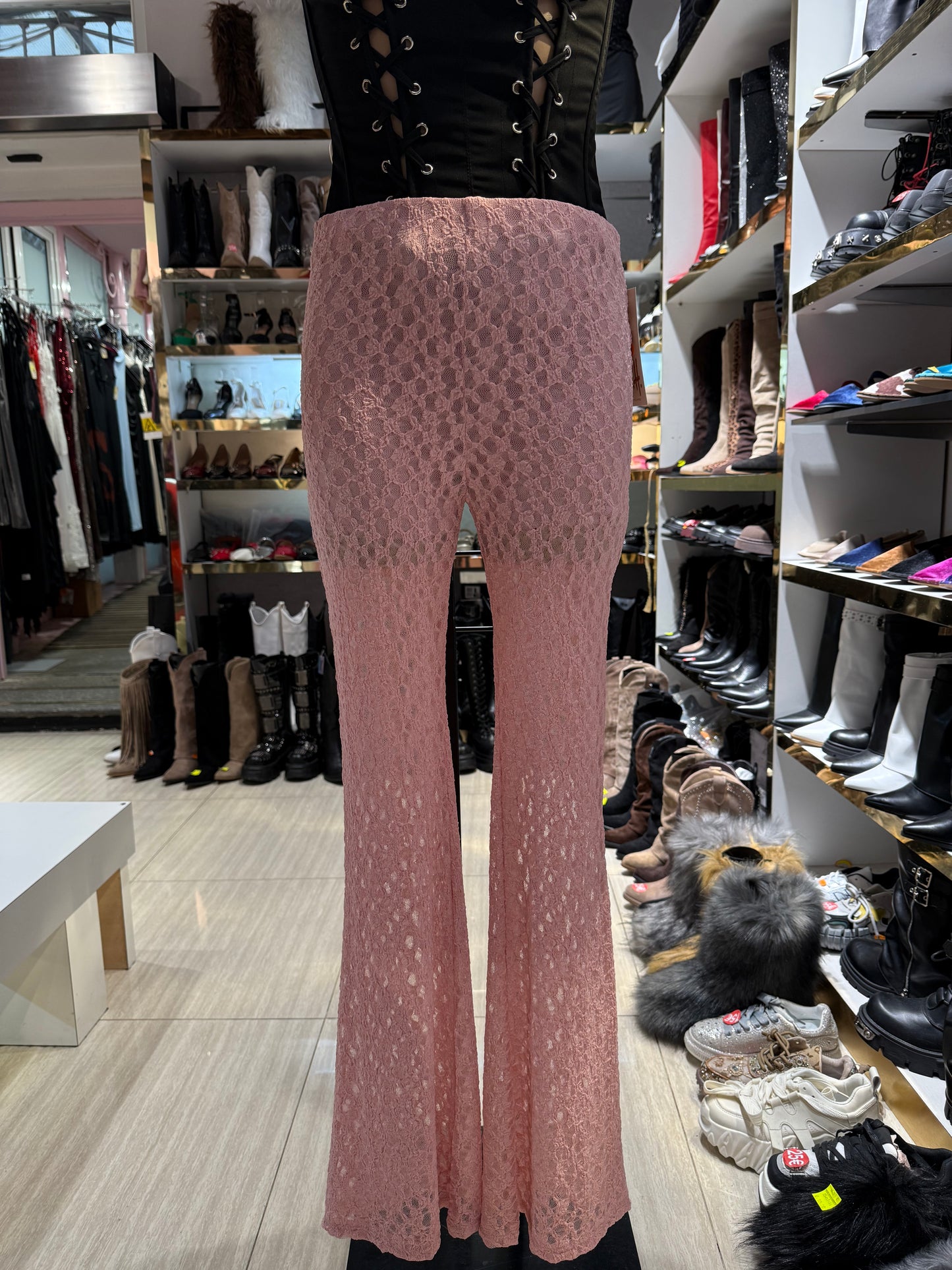Pantaloni in pizzo Elite