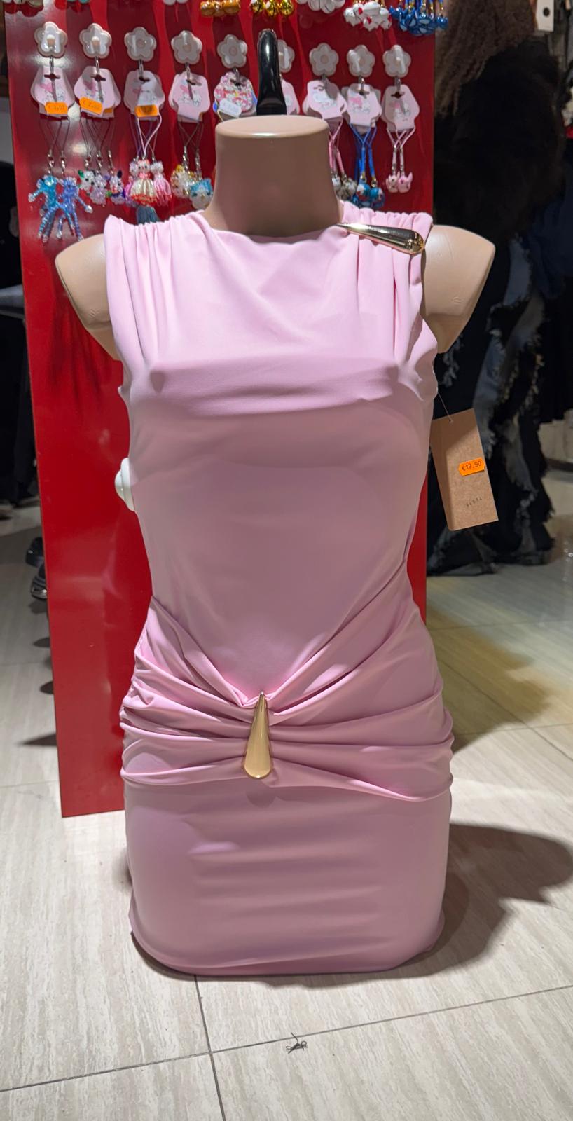 Vestito decorazioni gold