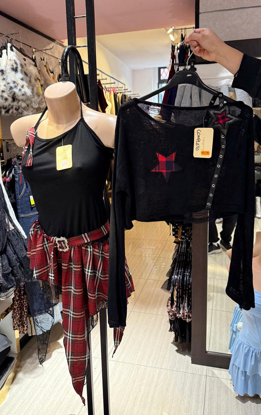 Completo top vestito-gonna