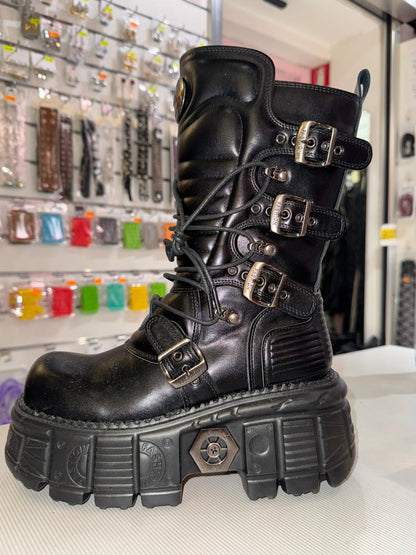 Stivali platform metal