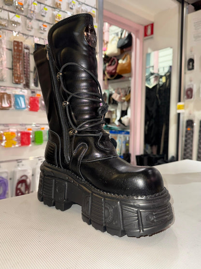 Stivali platform metal