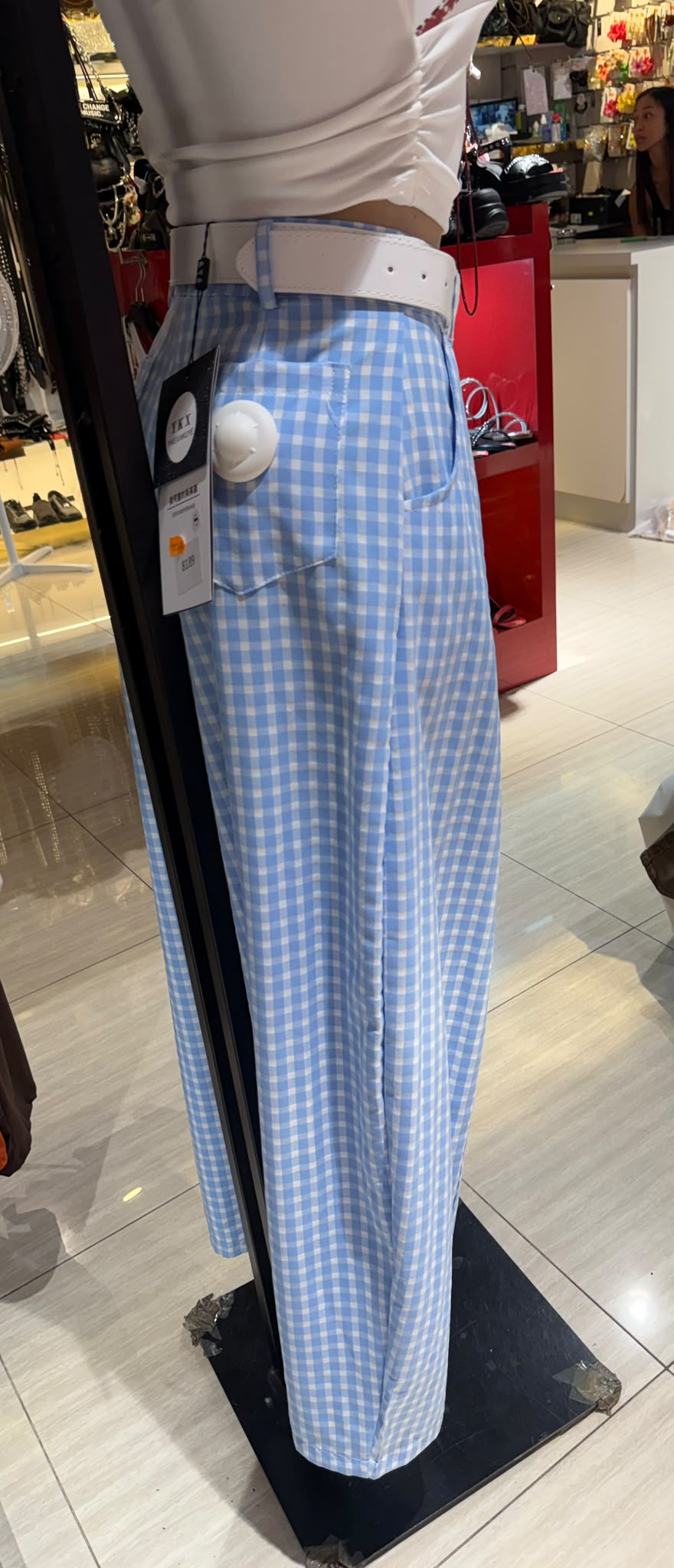 Pantalone a quadri