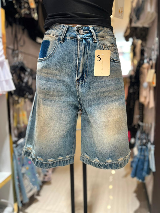 Pantaloncino Jeans Lungo 4