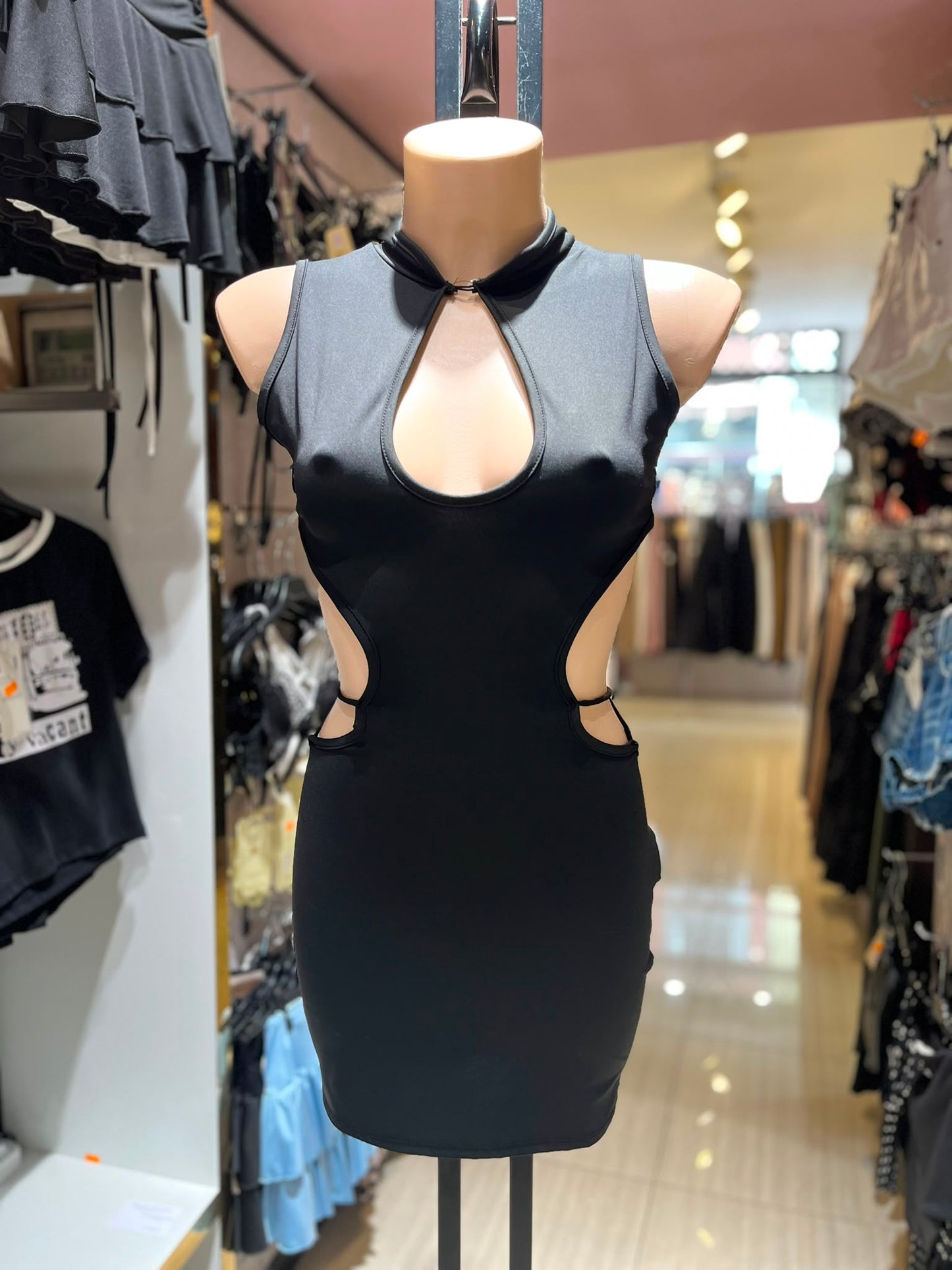 Vestito Corto Backless