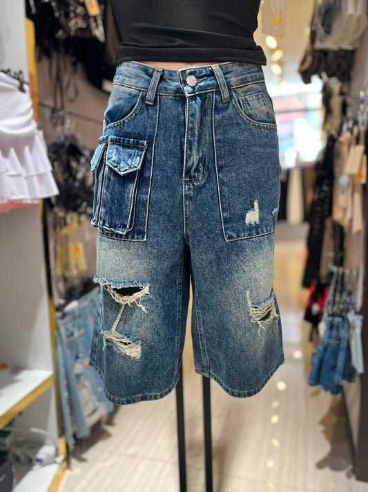 Pantaloncino Jeans Lungo 5