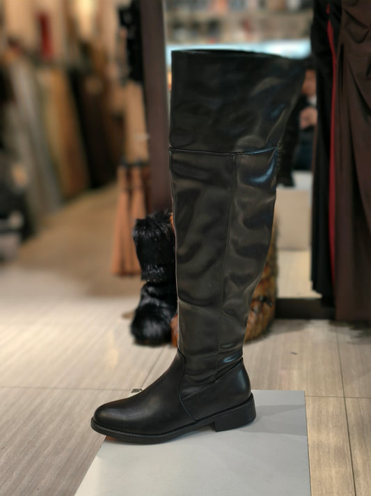 Stivali alti pieghevole