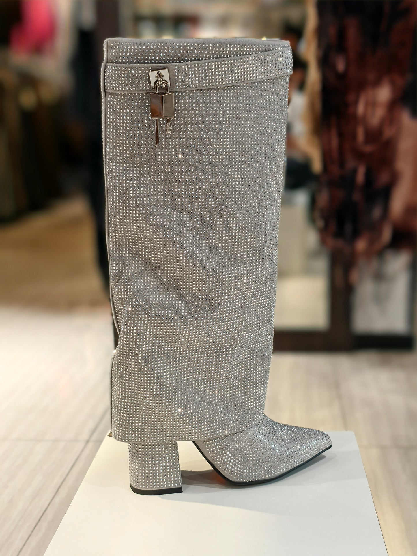 Stivali brillantinati