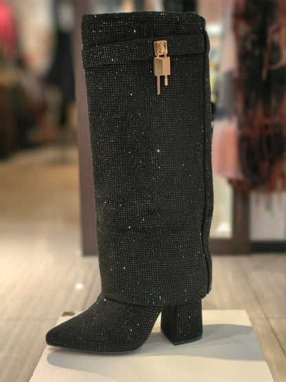 Stivali brillantinati