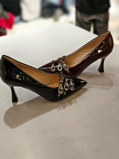 Tacco con tris stringhe