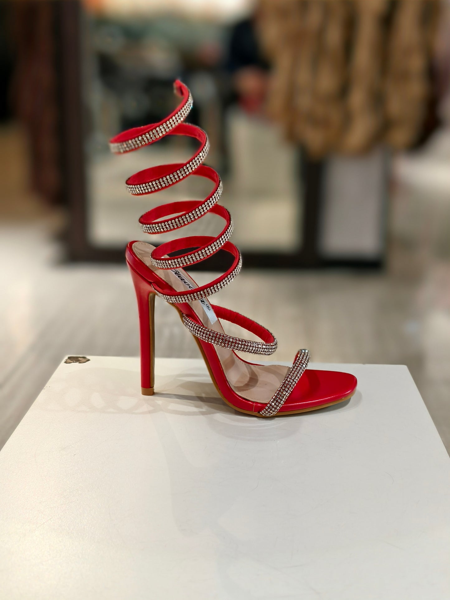 Tacco Spillo giro Brillantinato