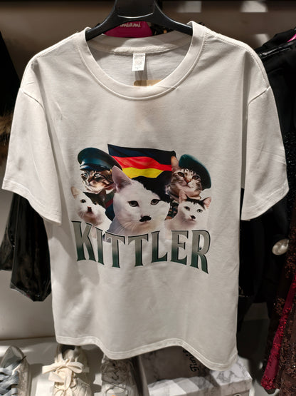 T-shirt cat Kit in cotone