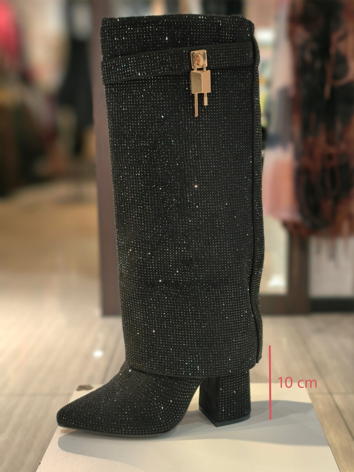 Stivali brillantinati