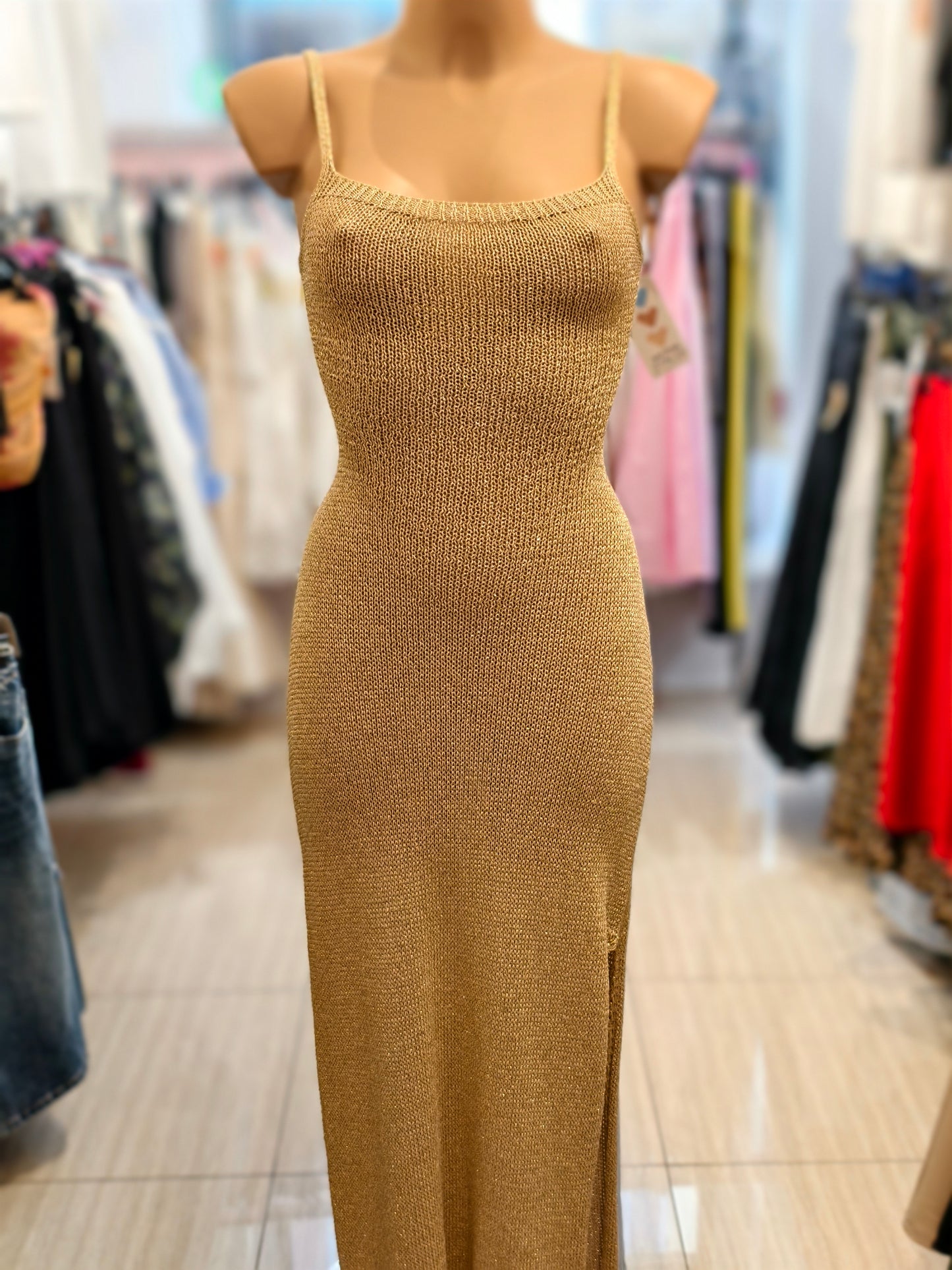 Vestito Mesh lungo