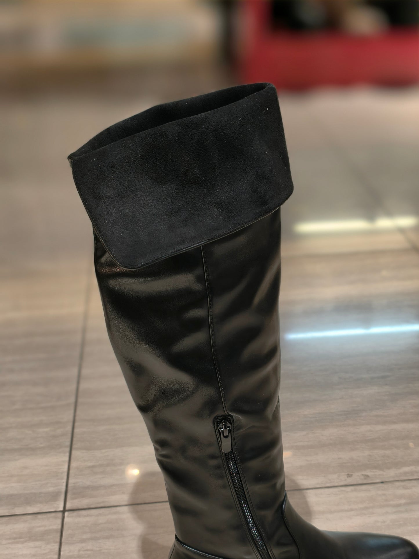 Stivali alti pieghevole