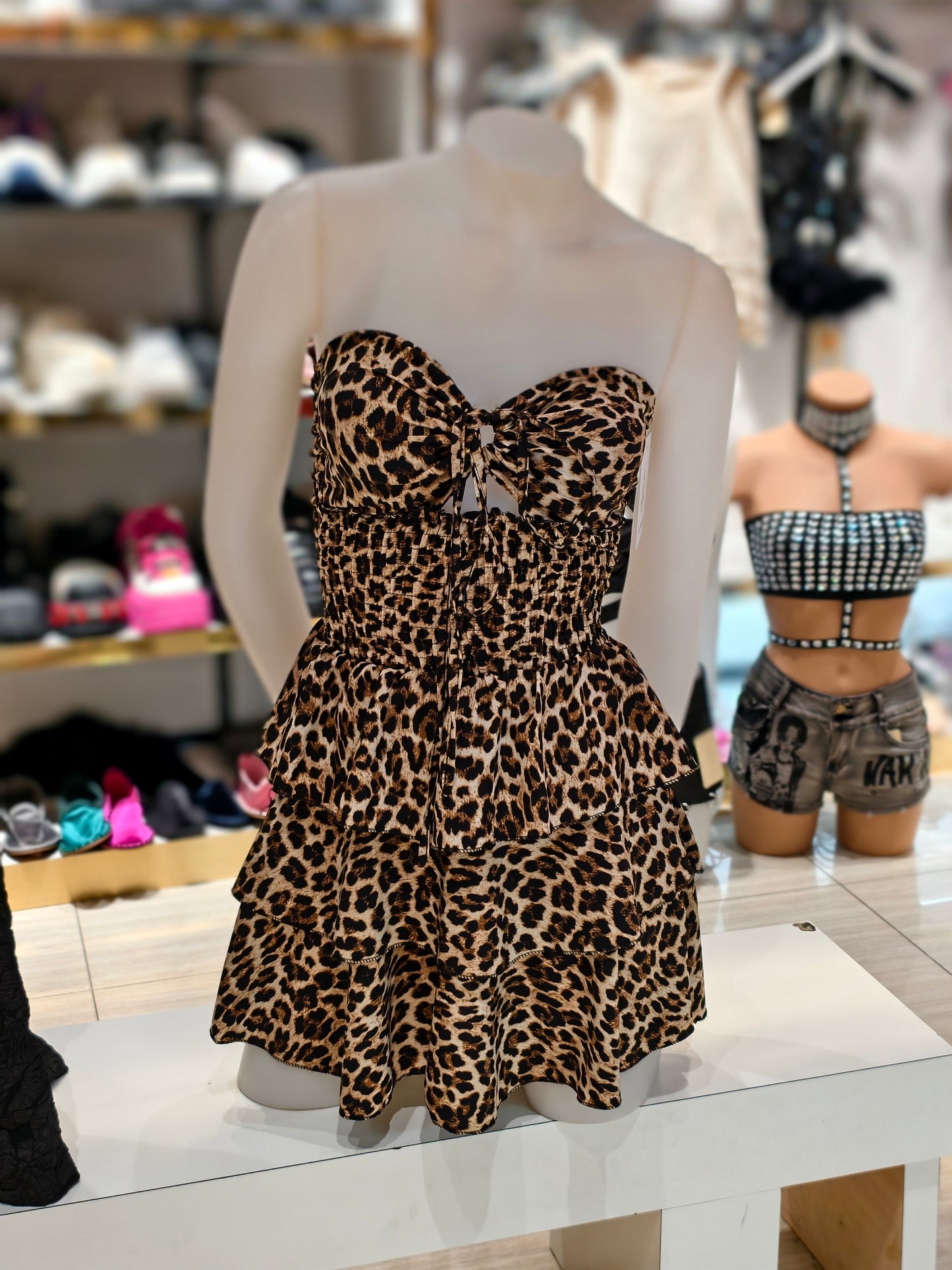 Vestito Leopardato