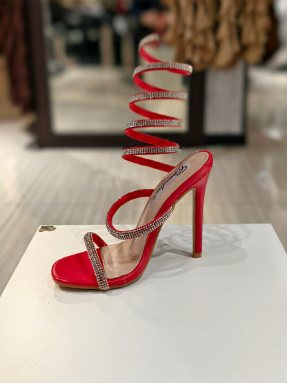 Tacco Spillo giro Brillantinato