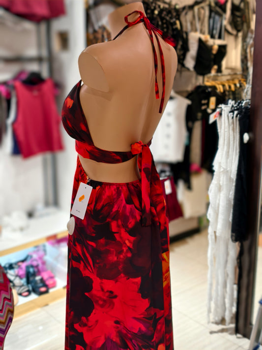 Vestito lungo flower
