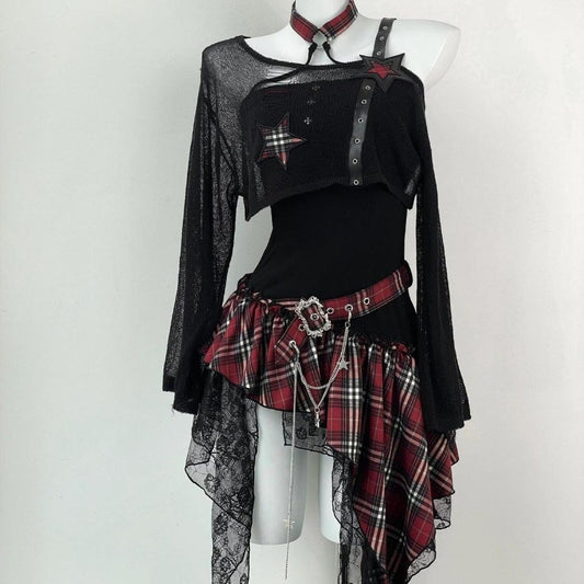 Completo top vestito-gonna