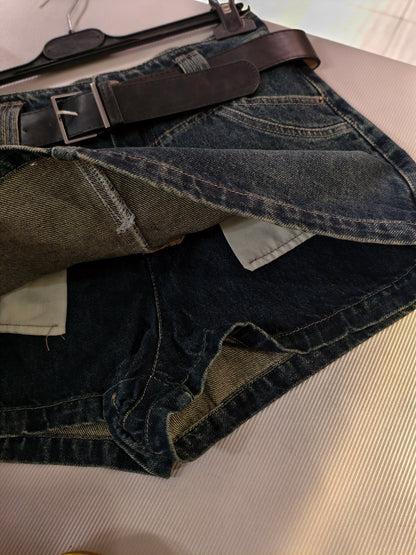 Gonna corto in jeans