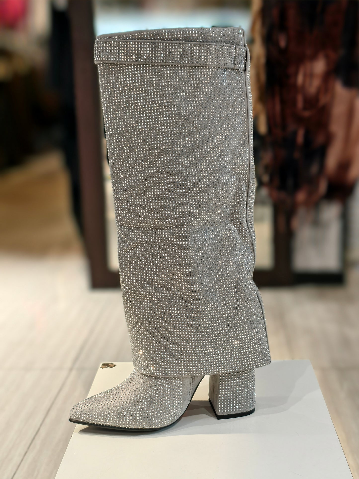 Stivali brillantinati