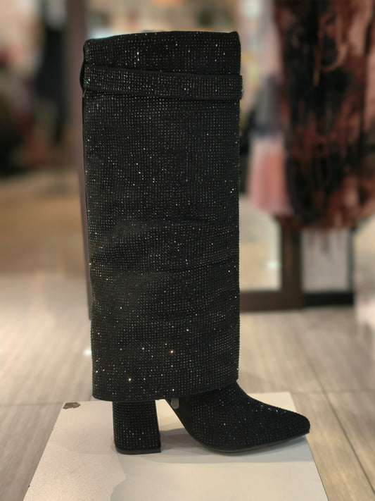 Stivali brillantinati