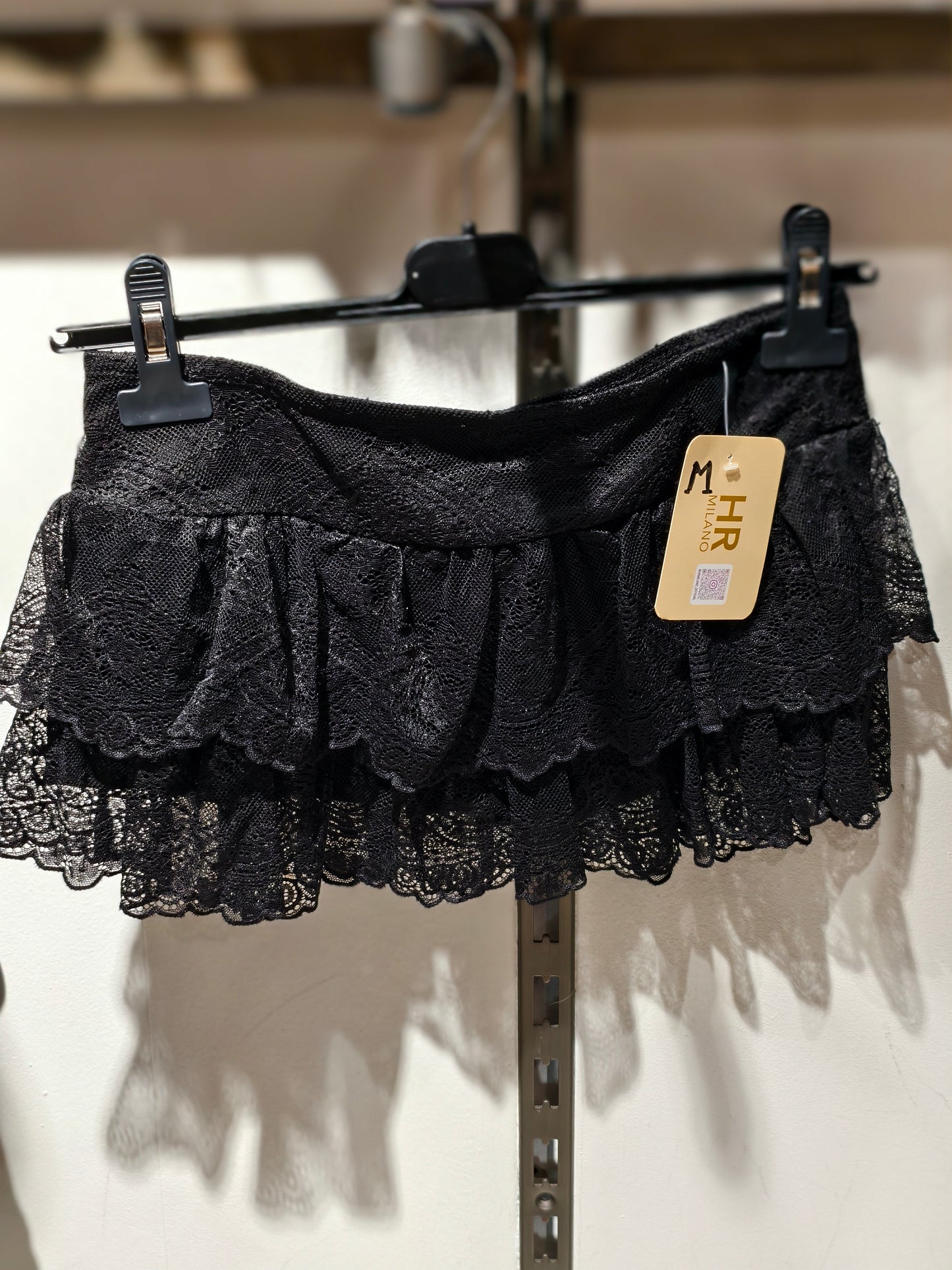Mini gonna in pizzo