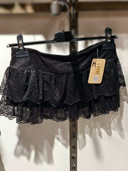 Mini gonna in pizzo