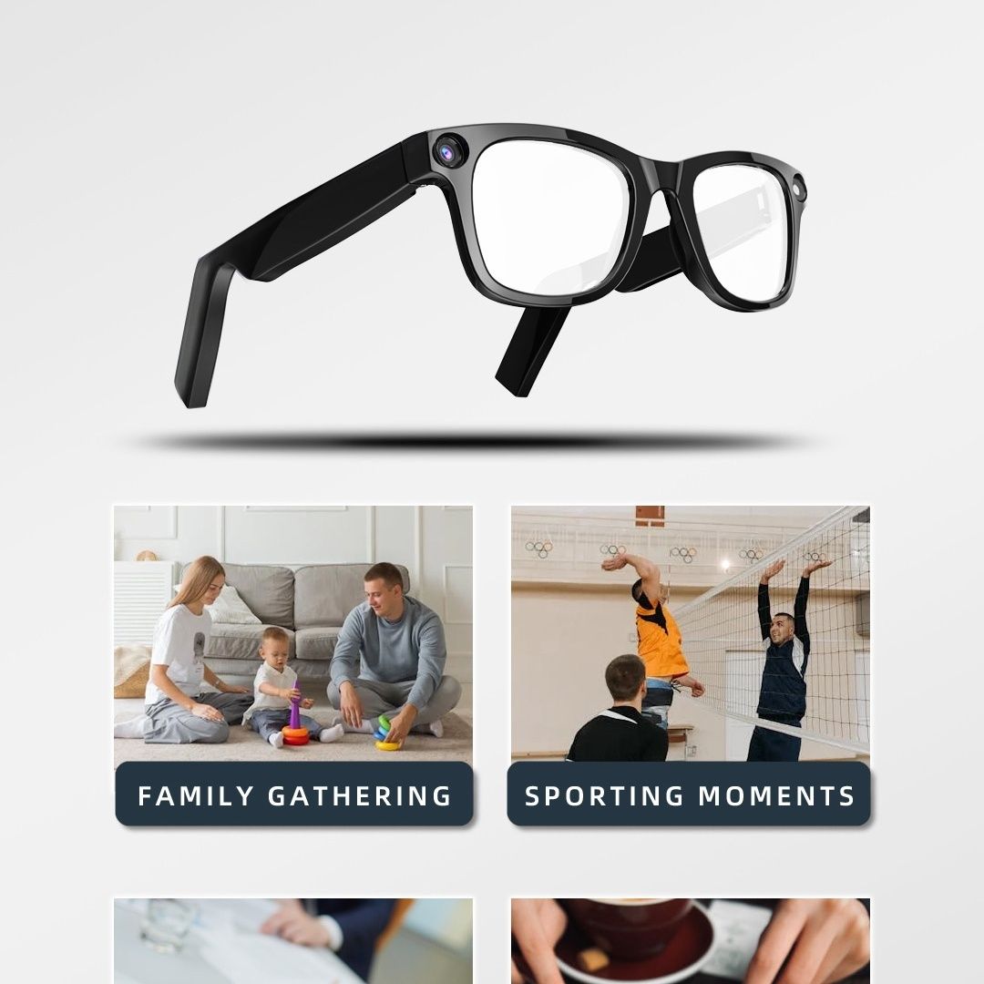 Occhiali Smart AI con Fotocamera